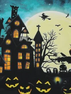 Blue 1950s Halloween Lace Patchwork Dress 10 Blue 1950s Halloween Lace Patchwork Dress -Candi Clothing Shop SCV021091 BL 5