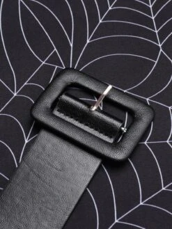 Black 1960s Off-shoulder Spider Web Dress 13 Black 1960s Off-shoulder Spider Web Dress -Candi Clothing Shop SCV021131 8