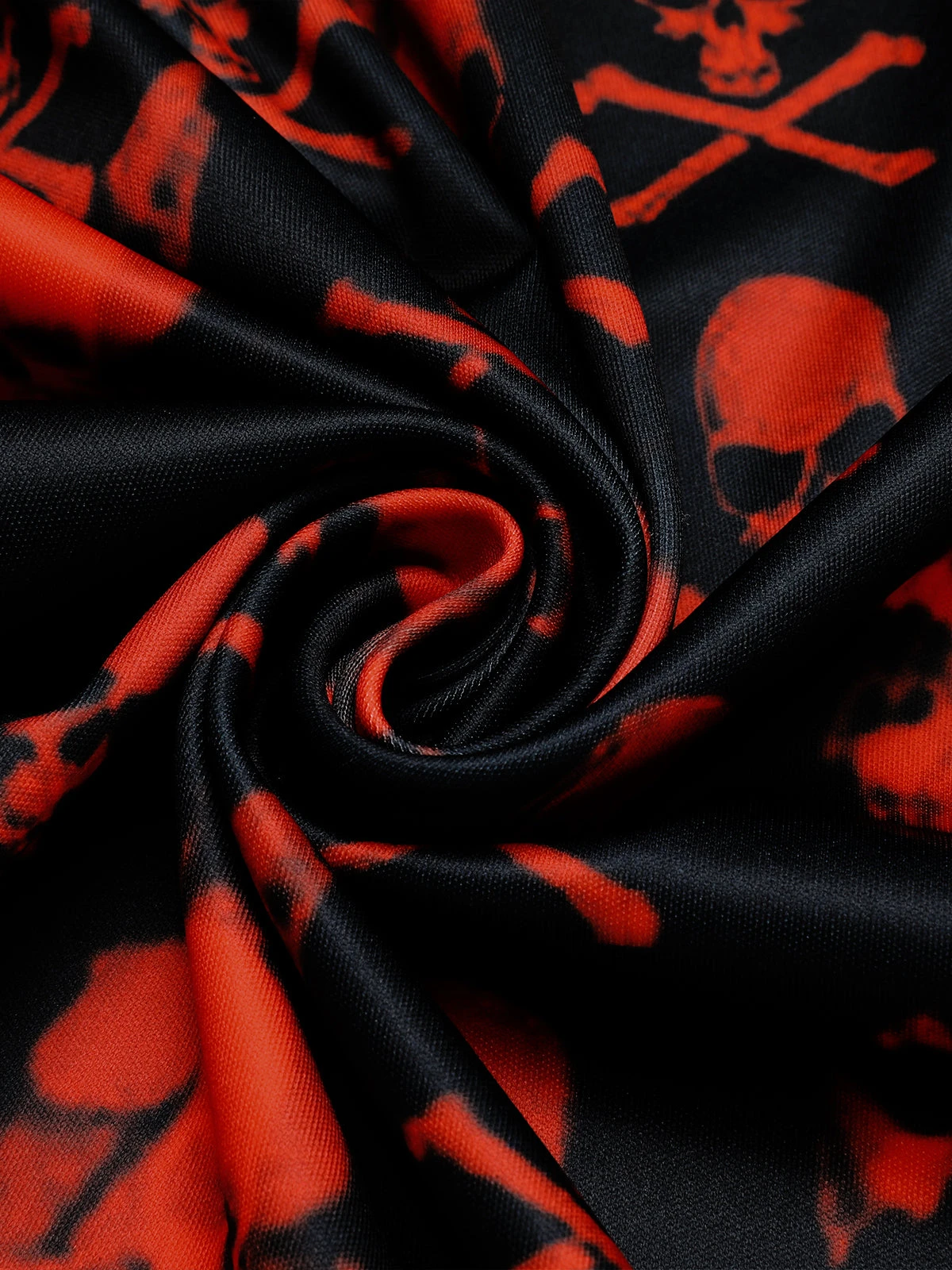 Black 1950s Skull Lace Strap Dress 7 Black 1950s Skull Lace Strap Dress - Image 7