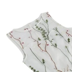 1950s Flower Gauze Sleeveless Swing Dress -Candi Clothing Shop SCV021197 W 3