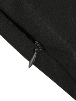 Green 1950s Long Sleeve Patchwork Swing Dress 13 Green 1950s Long Sleeve Patchwork Swing Dress -Candi Clothing Shop SCV021198 G 6