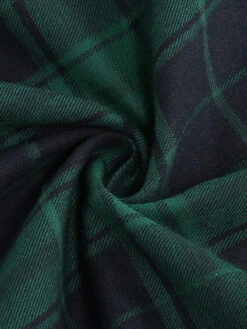 Green 1950s Long Sleeve Patchwork Swing Dress 14 Green 1950s Long Sleeve Patchwork Swing Dress -Candi Clothing Shop SCV021198 G 7