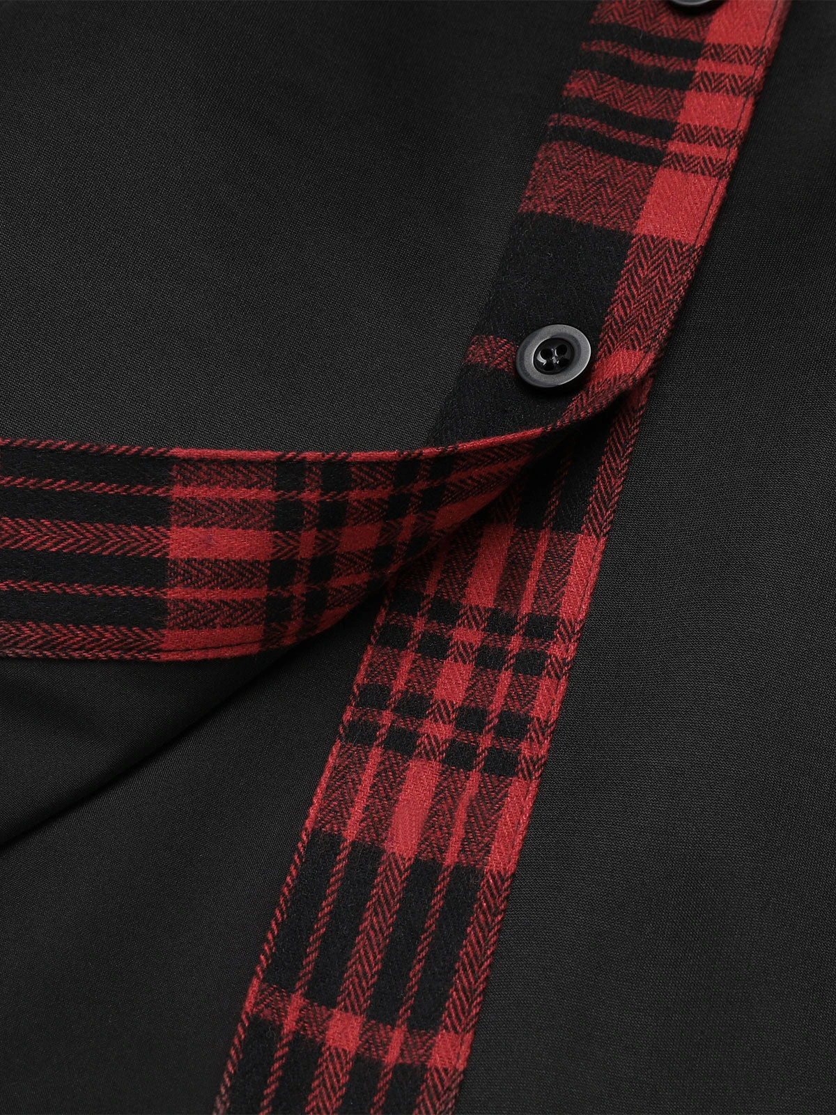 Black 1950s Plaid Hooded Swing Dress 7 Black 1950s Plaid Hooded Swing Dress - Image 7