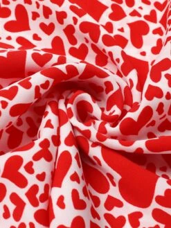 Red 1960s Heart Strap Fishtail Dress 12 Red 1960s Heart Strap Fishtail Dress -Candi Clothing Shop SCV021518 5