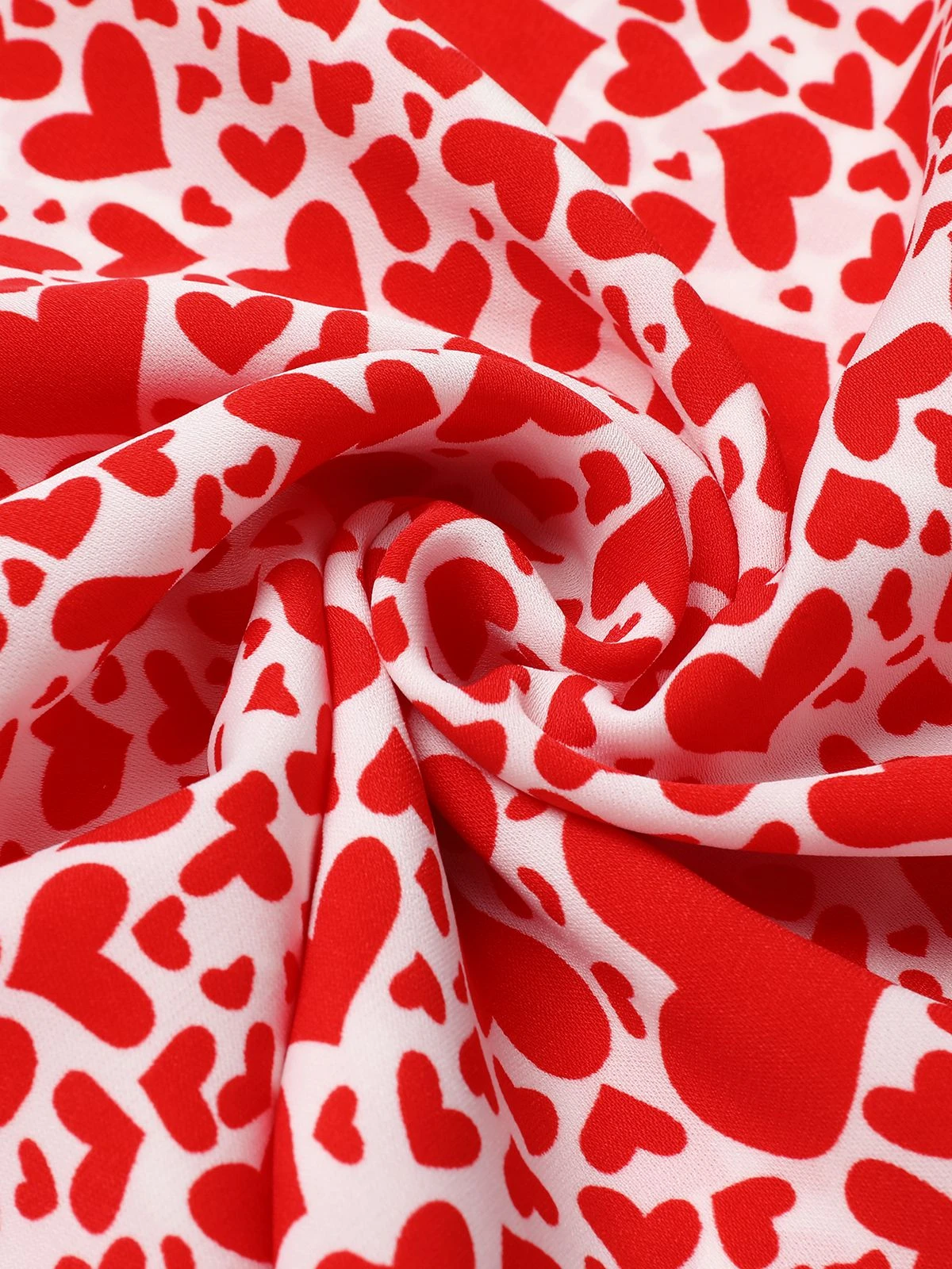 Red 1960s Heart Strap Fishtail Dress 6 Red 1960s Heart Strap Fishtail Dress - Image 6