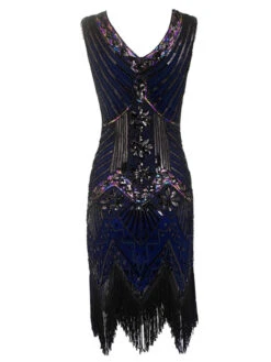 [US Warehouse] Blue 1920s Sequined Flapper Dress -Candi Clothing Shop SVH034316 BL 3 941aab03 48a7 4cce bb80 6715442b6016