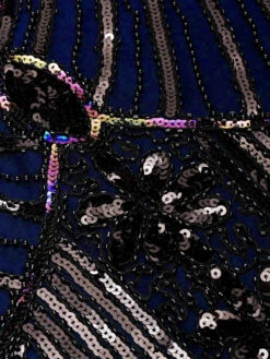 Plus Size 1920s Sequined Dress 24 Plus Size 1920s Sequined Dress -Candi Clothing Shop SVH034316 BL 5