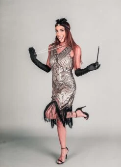 [US Warehouse] Champagne 1920s Sequined Flapper Dress -Candi Clothing Shop SVH034316 CT SSCW000106 B S 1