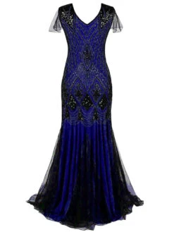 [US Warehouse] 1920s Sequined Maxi Flapper Dress -Candi Clothing Shop SVH034483 BBL 3 5fc4dfdc ee39 4b30 8758 2bbf1a32818b