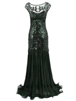 [US Warehouse] Black 1920s Sequin Maxi Flapper Dress -Candi Clothing Shop SVV031525 DG 3 84074203 6dad 464d b63d c408d1af4579