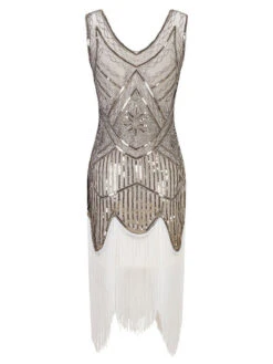 [US Warehouse] White 1920s Fringed Flapper Dress -Candi Clothing Shop SVV031857 W 3 977206f8 f17c 4171 b2f7 05ba34f5ee0d