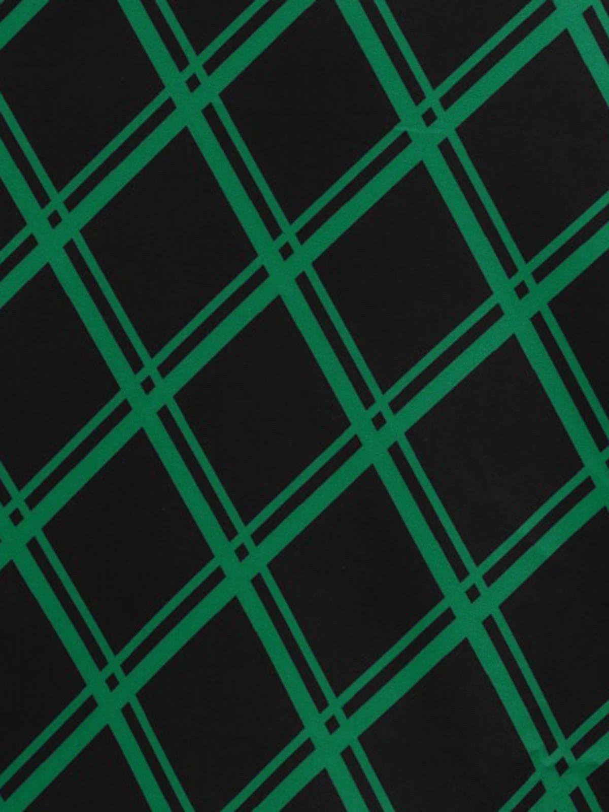 Green 1950s Plaid Belted Swing Dress 5 Green 1950s Plaid Belted Swing Dress - Image 5