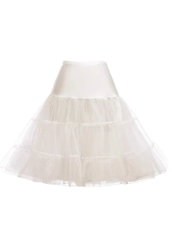 2PCS Snow White 1950s Dress & White Petticoat 5 2PCS Snow White 1950s Dress & White Petticoat -Candi Clothing Shop SVV032045 W