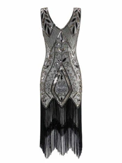 [US Warehouse] White 1920s Sequined Fringe Dress -Candi Clothing Shop SVV032058 W 2 55aea69d 5363 4dd9 a033 ae51ee907b4b