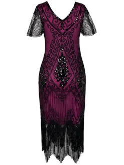 [US Warehouse] 1920s Sequin Art Deco Flapper Dress -Candi Clothing Shop SVV032064 RR 3 b331b93d 1b7b 4720 9f7d 5384829f11b6
