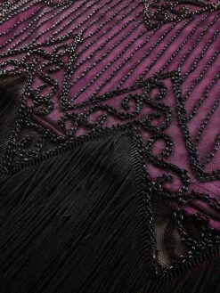 [US Warehouse] 1920s Sequin Art Deco Flapper Dress -Candi Clothing Shop SVV032064 RR 5 551576aa ac3b 4861 93b8 95407a227c1d