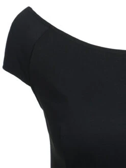 1950s Floral Print Off Shoulder Dress 7 1950s Floral Print Off Shoulder Dress -Candi Clothing Shop SVV032163 DA 3