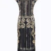 Black 1920s Sequined Flapper Dress