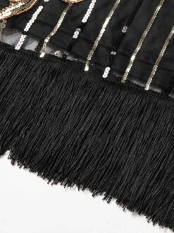 Black 1920s Sequined Flapper Dress 15 Black 1920s Sequined Flapper Dress -Candi Clothing Shop ia 100000002206